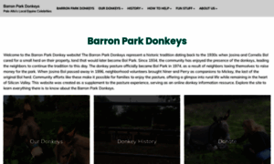 Barronparkdonkeys.org thumbnail