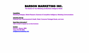 Barsonmarketing.com thumbnail