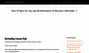 Bartendinglicensehelp.com thumbnail
