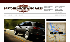 Bartoshimportautoparts.com thumbnail