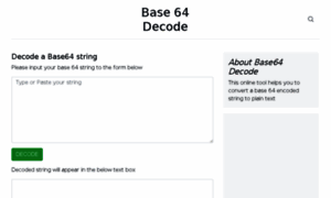 Base64decode.info thumbnail