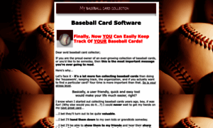 Baseball-card-software.com thumbnail