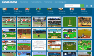 Baseball-games.shegame.com thumbnail