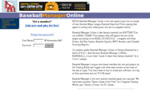 Baseball-manager-online.com thumbnail