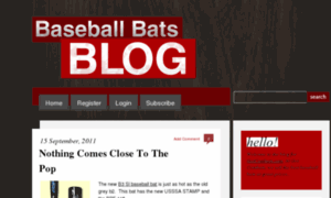 Baseballbatsblog.net thumbnail
