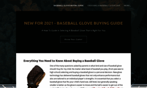 Baseballglovebuyingguide.weebly.com thumbnail