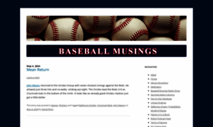 Baseballmusings.com thumbnail
