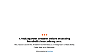 Baseballrulesacademy.com thumbnail