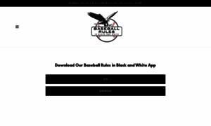 Baseballrulesinblackandwhite.com thumbnail