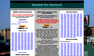 Baseballsimresearch.com thumbnail