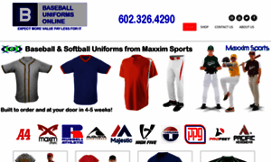 Baseballuniformsonline.com thumbnail