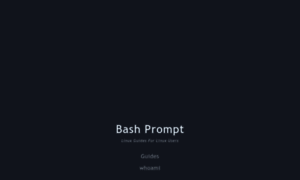 Bash-prompt.net thumbnail