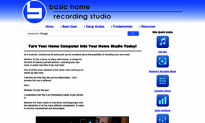 Basic-home-recording-studio.com thumbnail