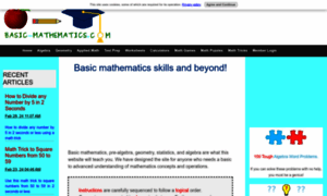 Basic-mathematics.com thumbnail