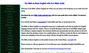 Basicenglishaudiobible.com thumbnail