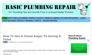 Basicplumbingrepair.com thumbnail