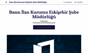 Basin-ilan-kurumu-eskisehir-il.business.site thumbnail