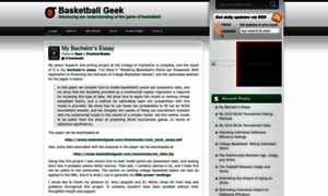 Basketballgeek.com thumbnail