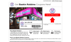 Baskinrobbins.couponrocker.com thumbnail