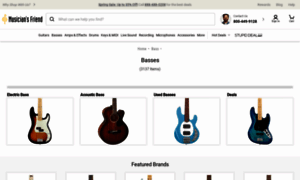 Bass-guitars.musiciansfriend.com thumbnail