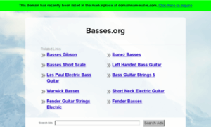 Basses.org thumbnail