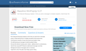 Bassline-winpopup.software.informer.com thumbnail