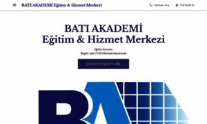 Bati-akademi.business.site thumbnail