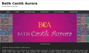 Batikcantikaurora.com thumbnail