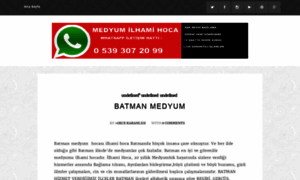 Batmanmedyumlar.blogspot.com thumbnail