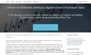 Batteriesdirectpurchaserantitrustsettlement.com thumbnail