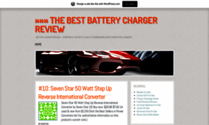 Batterychargerreviewbatterycharger.wordpress.com thumbnail