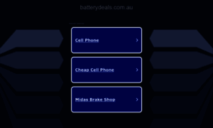 Batterydeals.com.au thumbnail