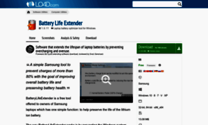 Batterylifeextender.en.lo4d.com thumbnail