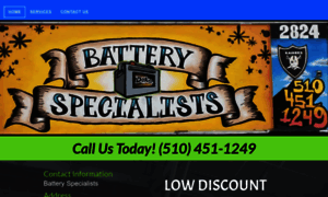 Batteryspecialists.biz thumbnail