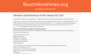 Bauchabnehmen.org thumbnail