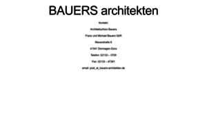 Bauers-architekten.de thumbnail