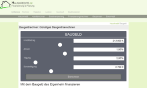 Baugeld.com thumbnail