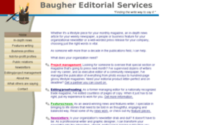 Baughereditorialservices.com thumbnail