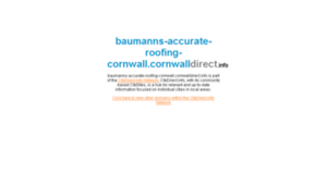 Baumanns-accurate-roofing-cornwall.cornwalldirect.info thumbnail