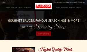 Baumannsfinemeats.com thumbnail