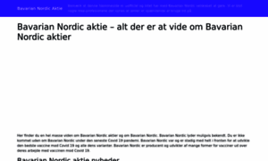 Bavarian-nordic-aktie.dk thumbnail