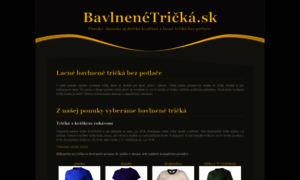 Bavlnenetricka.sk thumbnail