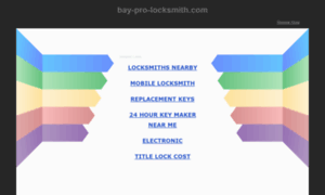 Bay-pro-locksmith.com thumbnail