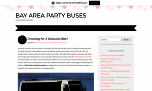 Bayareapartybuses.wordpress.com thumbnail