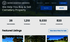 Bayercemeterybrokers.com thumbnail