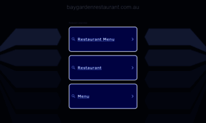 Baygardenrestaurant.com.au thumbnail
