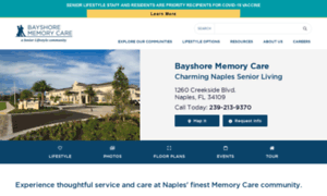 Bayshorememorycare.com thumbnail