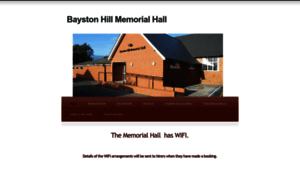 Baystonhillmemorialhall.com thumbnail