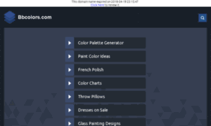 Bbcolors.com thumbnail