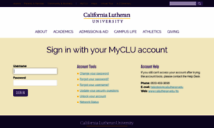 Bblearn.callutheran.edu thumbnail